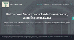 Desktop Screenshot of herbolariomaudesmadrid.com